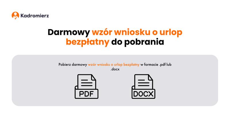 Dokumenty do urlopu bezpłatnego
