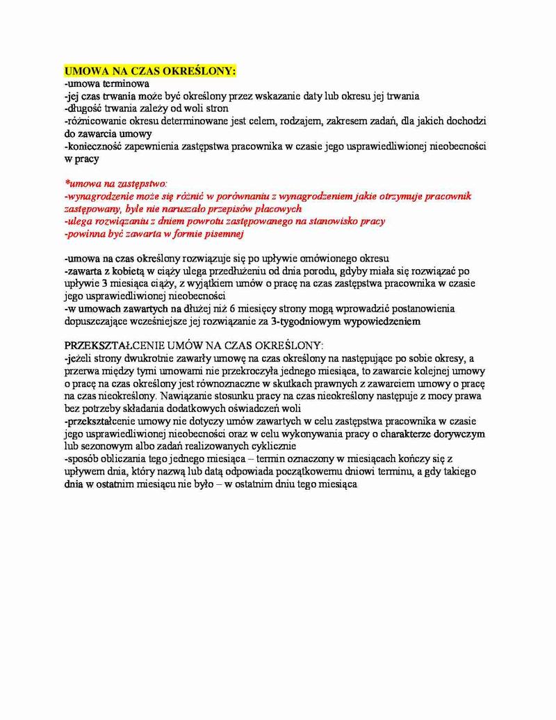 Pułapki zatrudnienia na czas określony