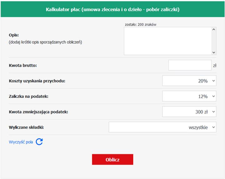 Prawa zleceniobiorcy