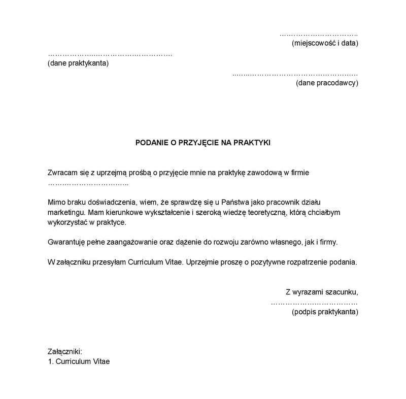 Jak napisać skuteczne podanie o praktyki, które zaimponuje pracodawcom?