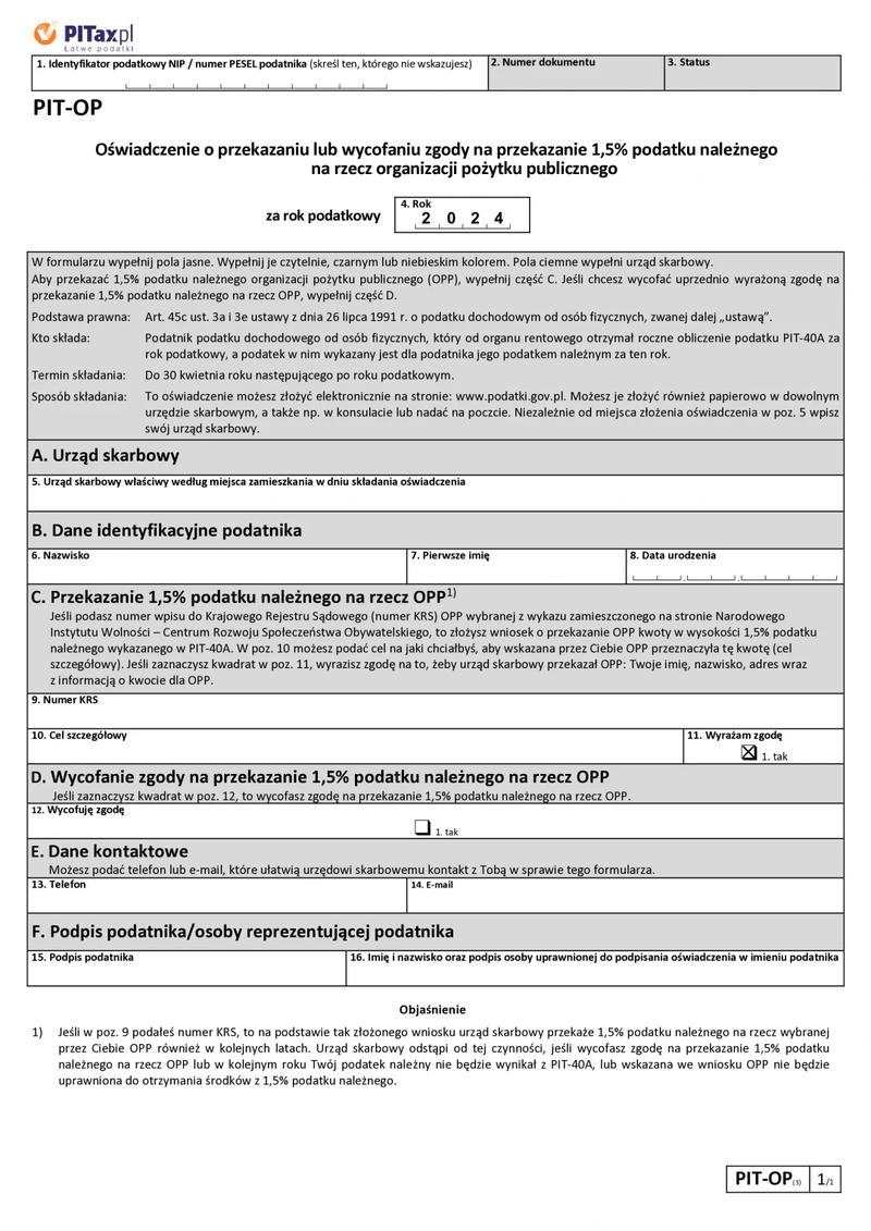 Konsekwencje niezłożenia deklaracji