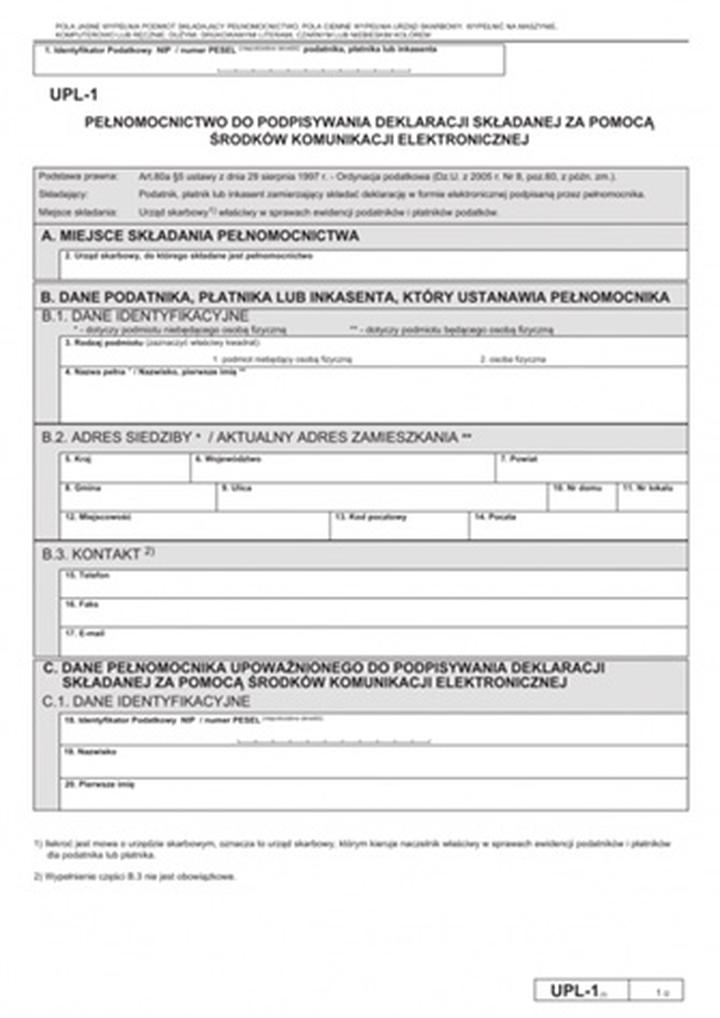 Zdalne kształcenie i UPL 1