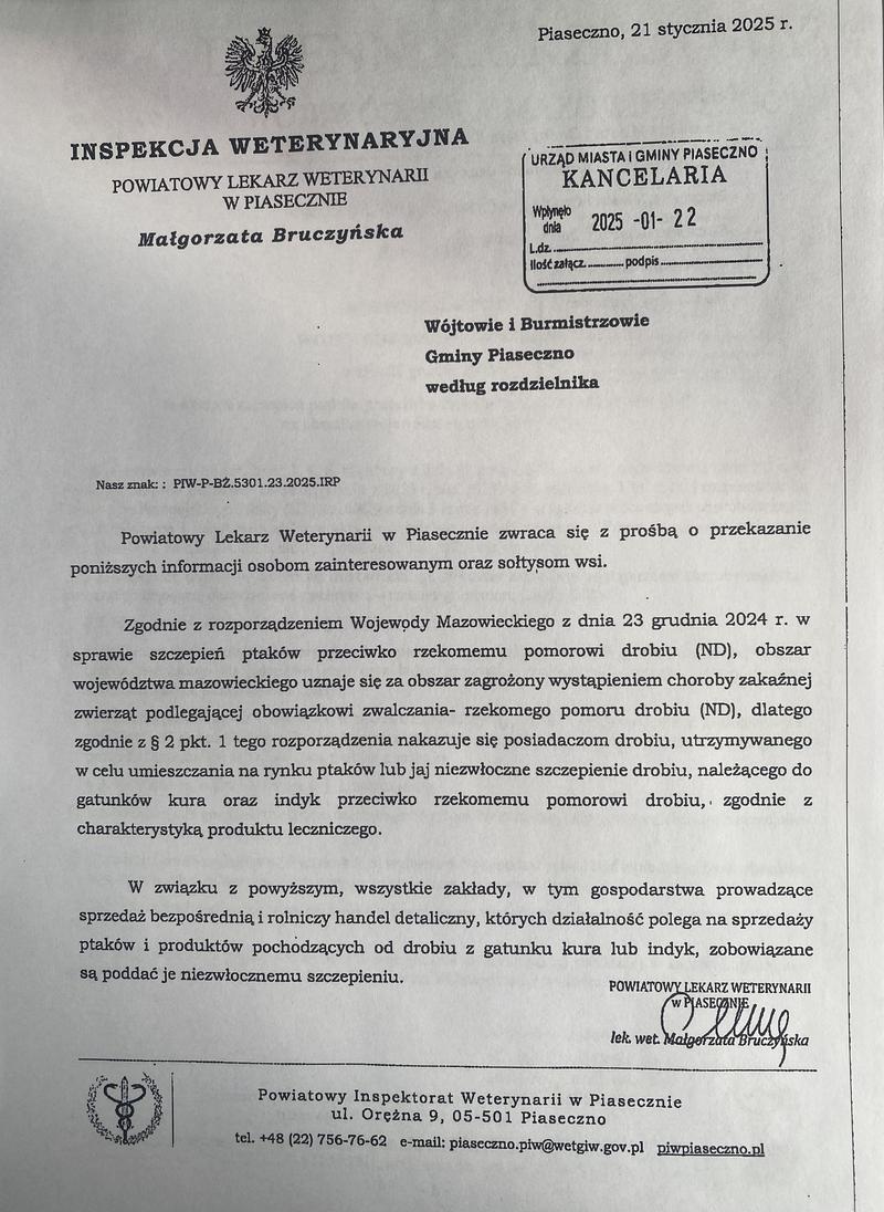 Wzory pism urzędowych