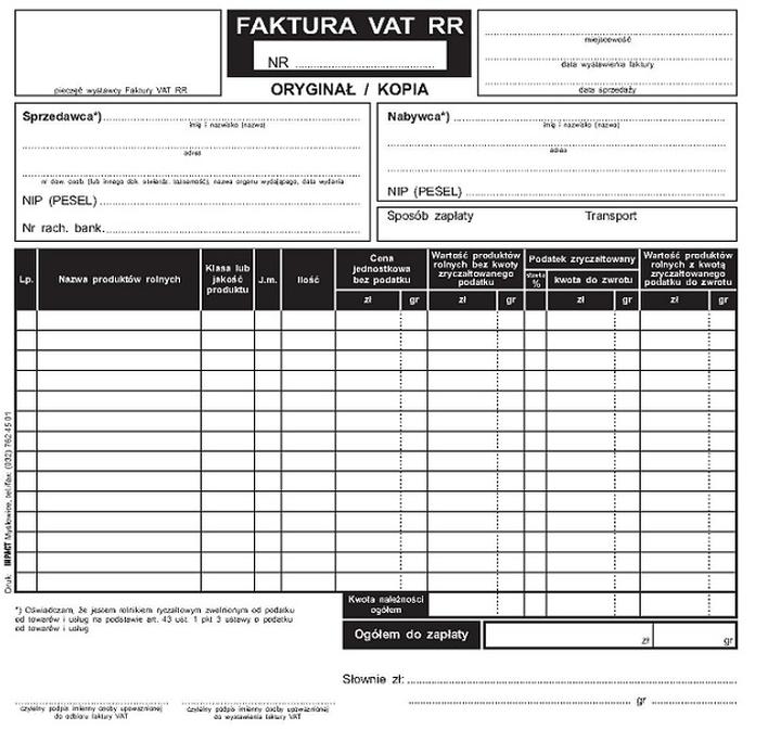 Jak skutecznie zarządzać fakturą RR w swojej firmie?