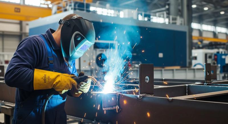 Regiony i sektory pracy spawacza Niemcy