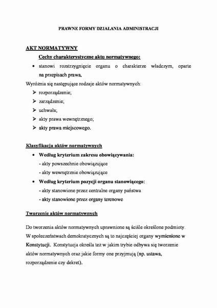 Hierarchia aktów normatywnych