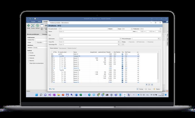 Systemy ERP w produkcji
