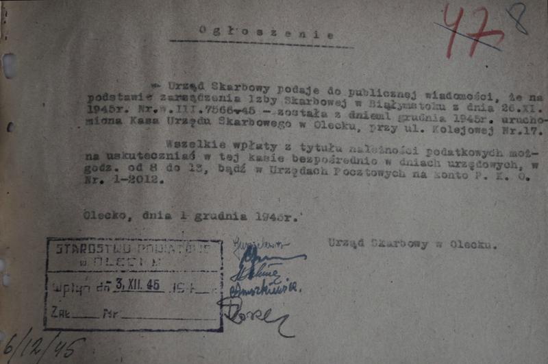 Urząd skarbowy Olecku