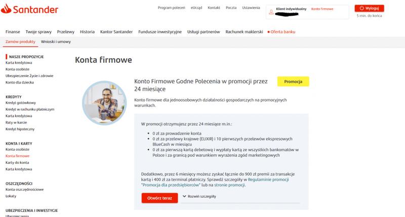 Ranking kont firmowych