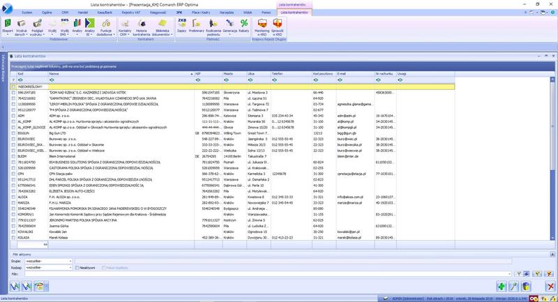Szkolenia i wsparcie Comarch ERP