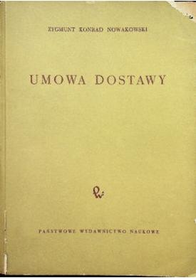Umowa dostawy